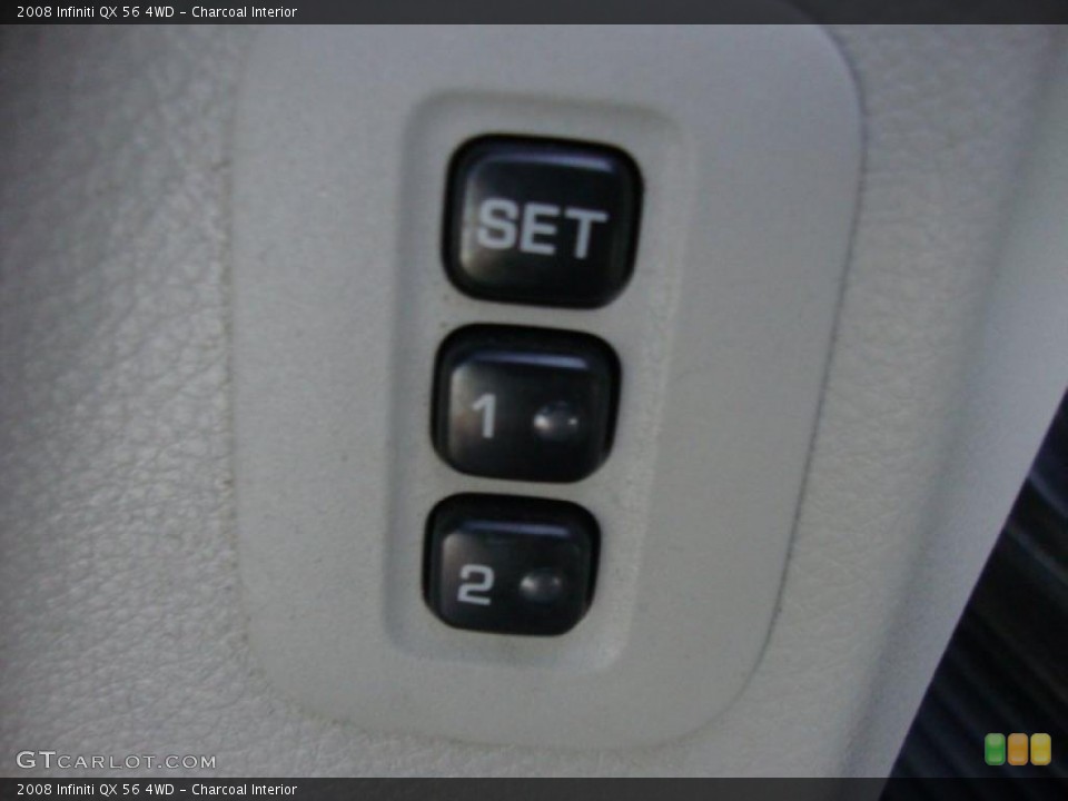 Charcoal Interior Controls for the 2008 Infiniti QX 56 4WD #39884748