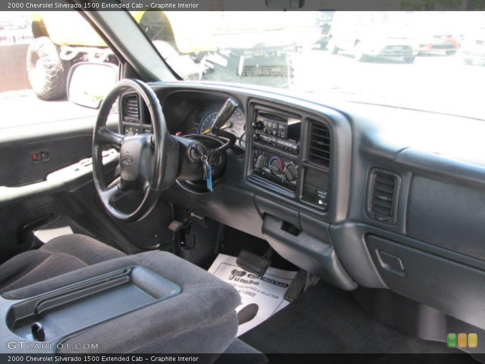 Graphite Interior Dashboard for the 2000 Chevrolet Silverado 1500 Extended Cab #39884888