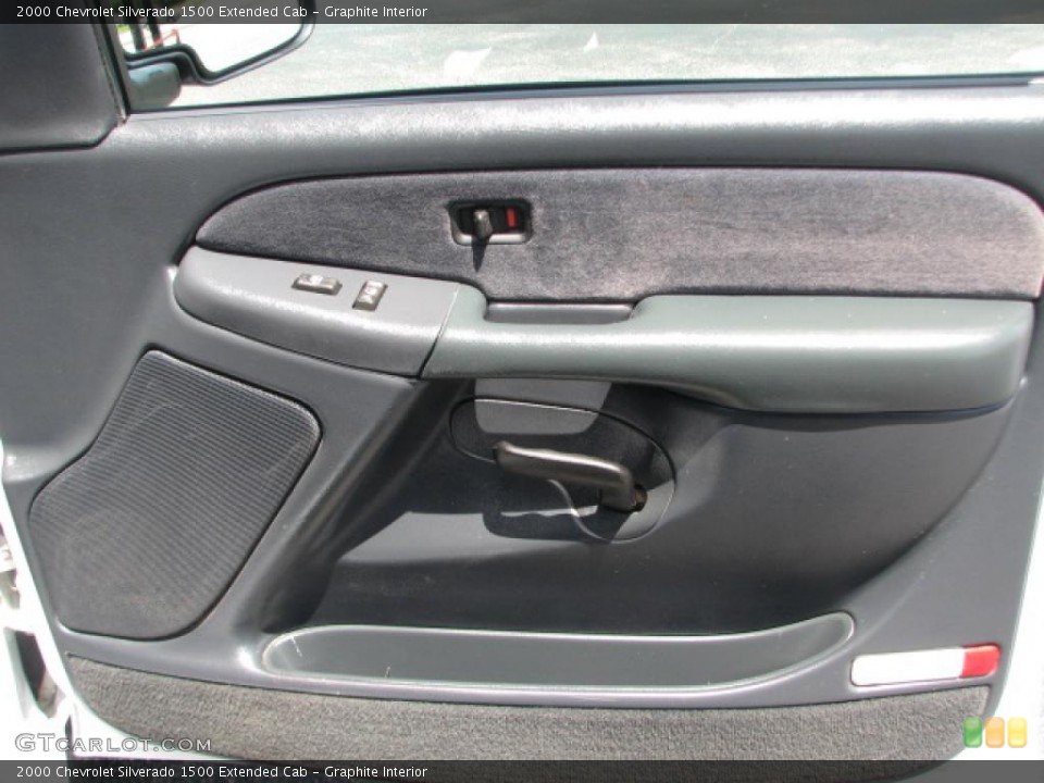 Graphite Interior Door Panel for the 2000 Chevrolet Silverado 1500 Extended Cab #39884916