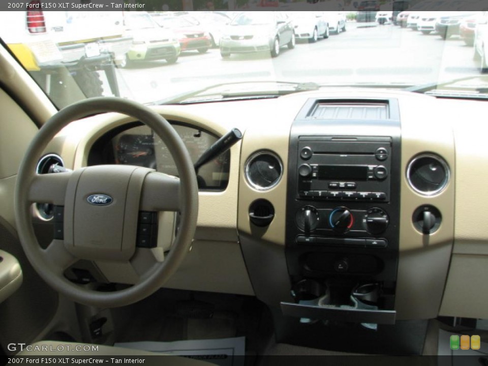 Tan Interior Dashboard for the 2007 Ford F150 XLT SuperCrew #39885364