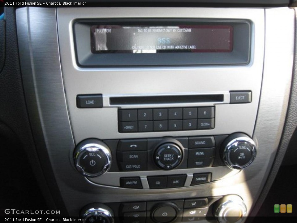 Charcoal Black Interior Controls for the 2011 Ford Fusion SE #39885948