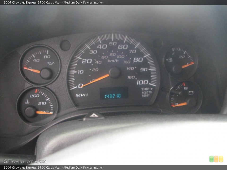 Medium Dark Pewter Interior Gauges for the 2006 Chevrolet Express 2500 Cargo Van #39886004