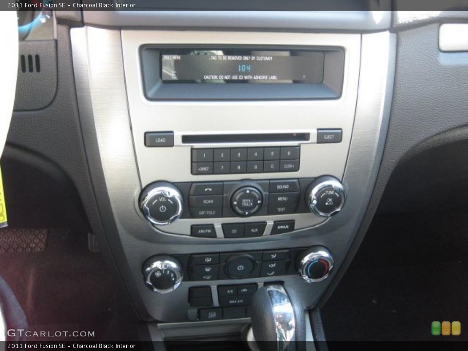 Charcoal Black Interior Controls for the 2011 Ford Fusion SE #39886008