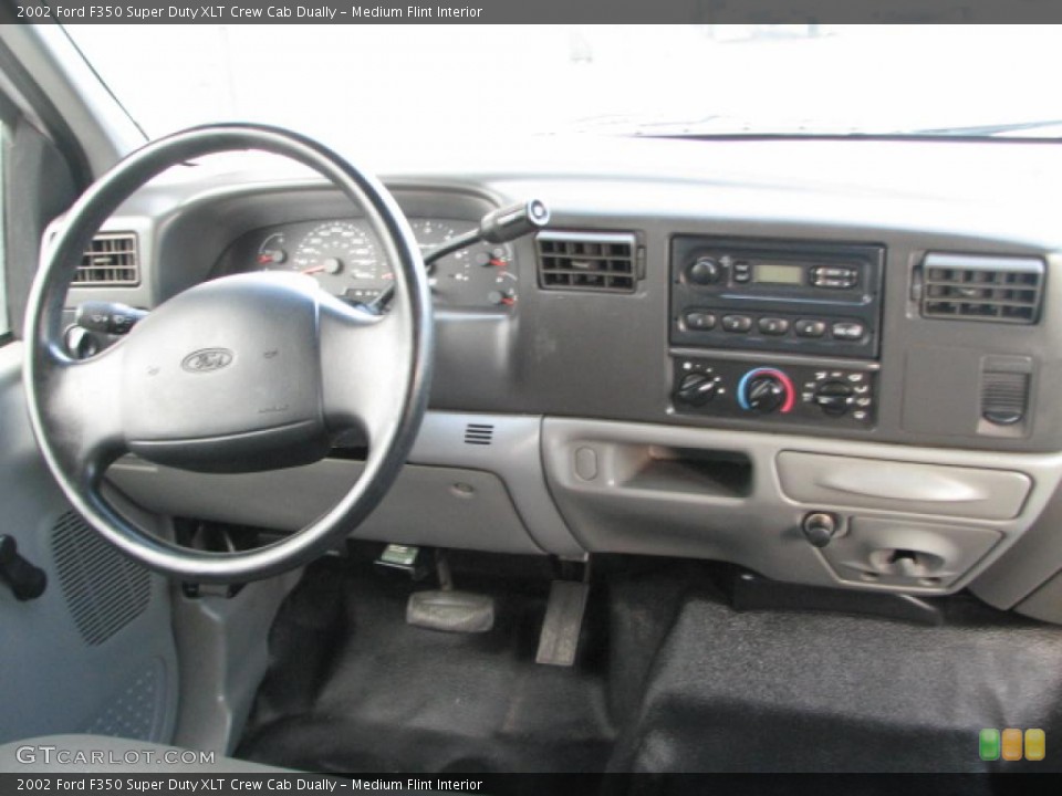 Medium Flint Interior Dashboard for the 2002 Ford F350 Super Duty XLT Crew Cab Dually #39886300