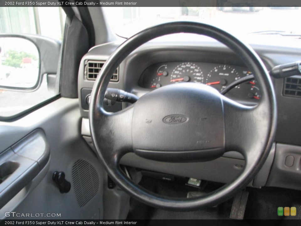 Medium Flint Interior Steering Wheel for the 2002 Ford F350 Super Duty XLT Crew Cab Dually #39886308