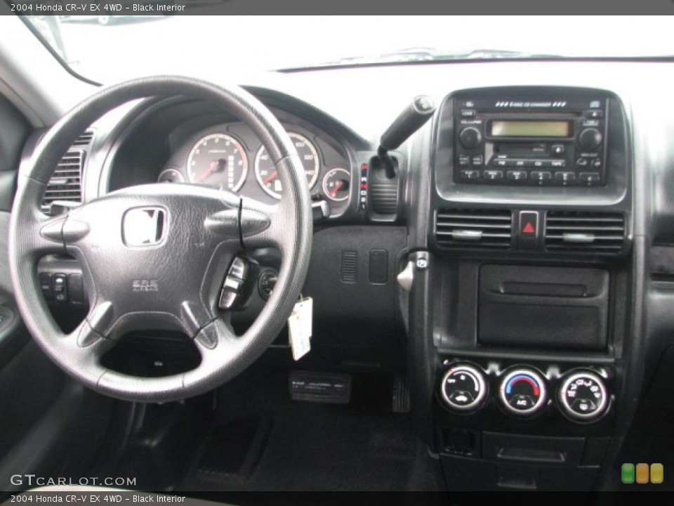 Black Interior Dashboard for the 2004 Honda CR-V EX 4WD #39886496