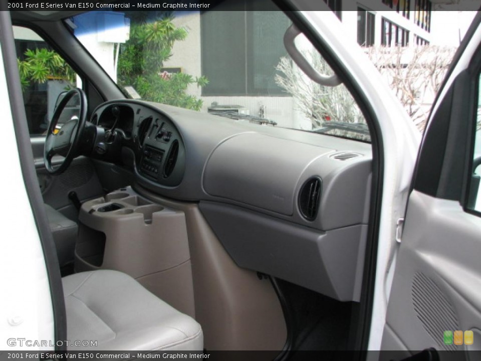 Medium Graphite Interior Dashboard for the 2001 Ford E Series Van E150 Commercial #39887048