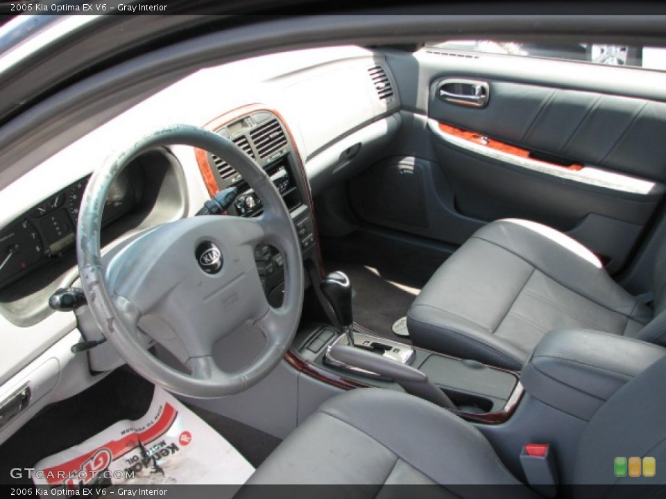 Gray Interior Photo for the 2006 Kia Optima EX V6 #39887524