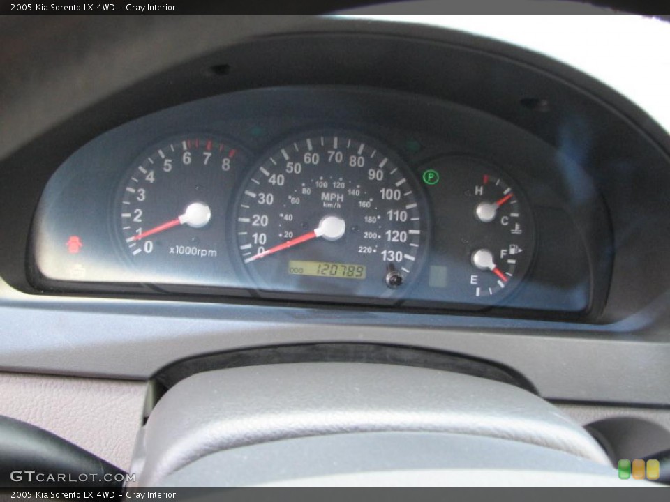 Gray Interior Gauges for the 2005 Kia Sorento LX 4WD #39887756