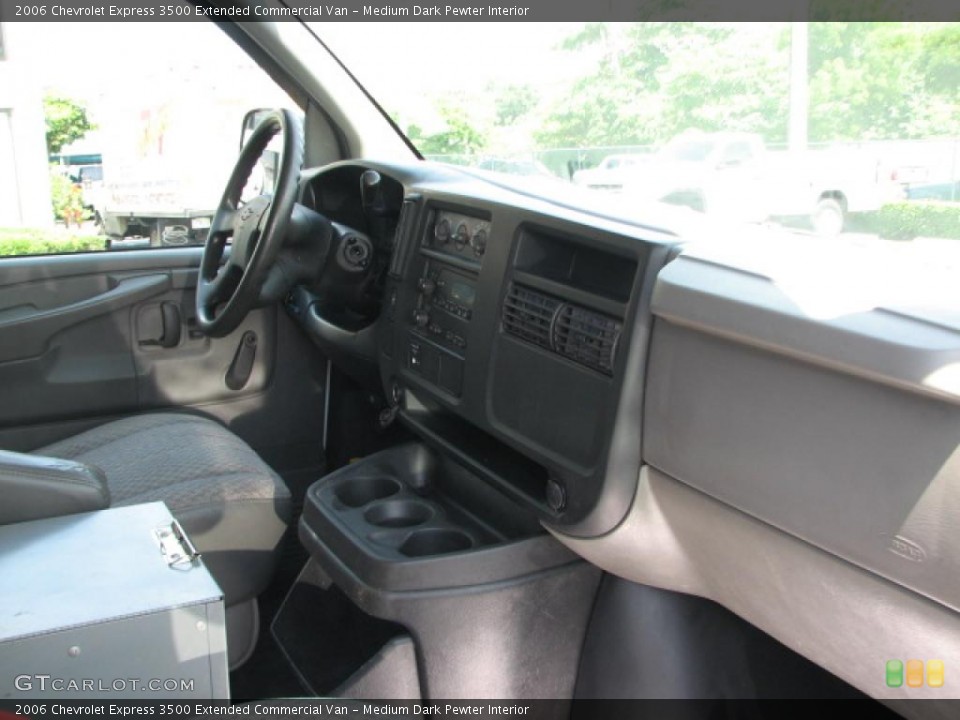 Medium Dark Pewter Interior Dashboard for the 2006 Chevrolet Express 3500 Extended Commercial Van #39888064