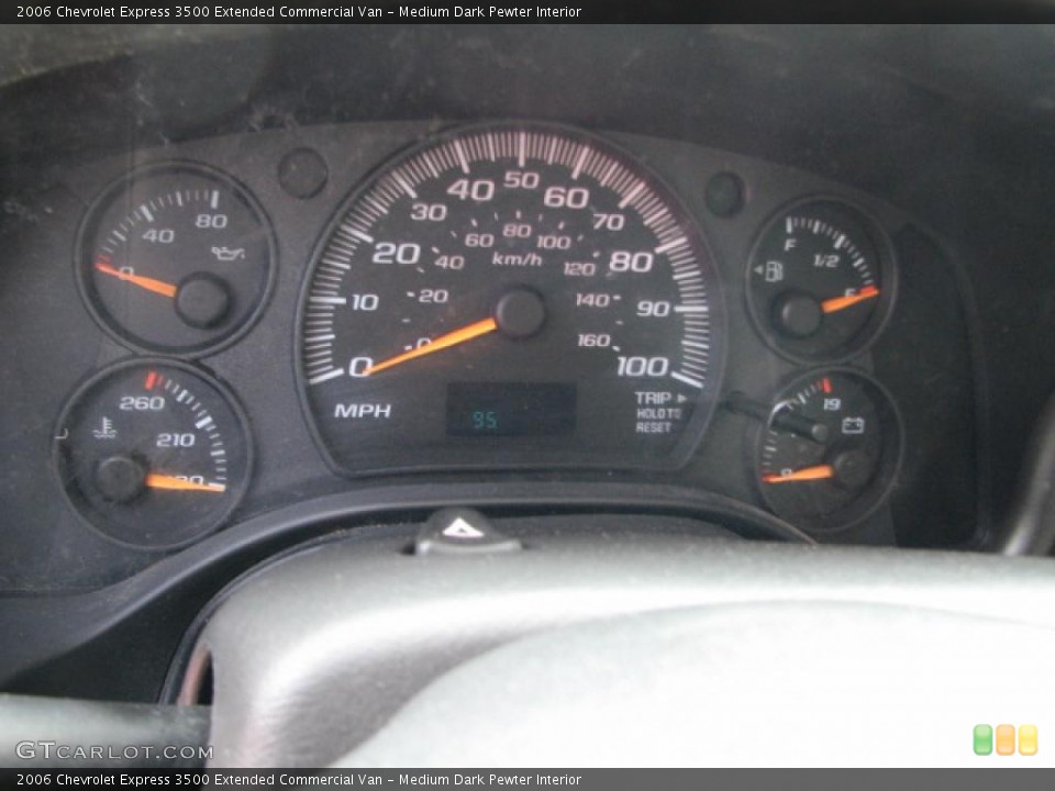 Medium Dark Pewter Interior Gauges for the 2006 Chevrolet Express 3500 Extended Commercial Van #39888080