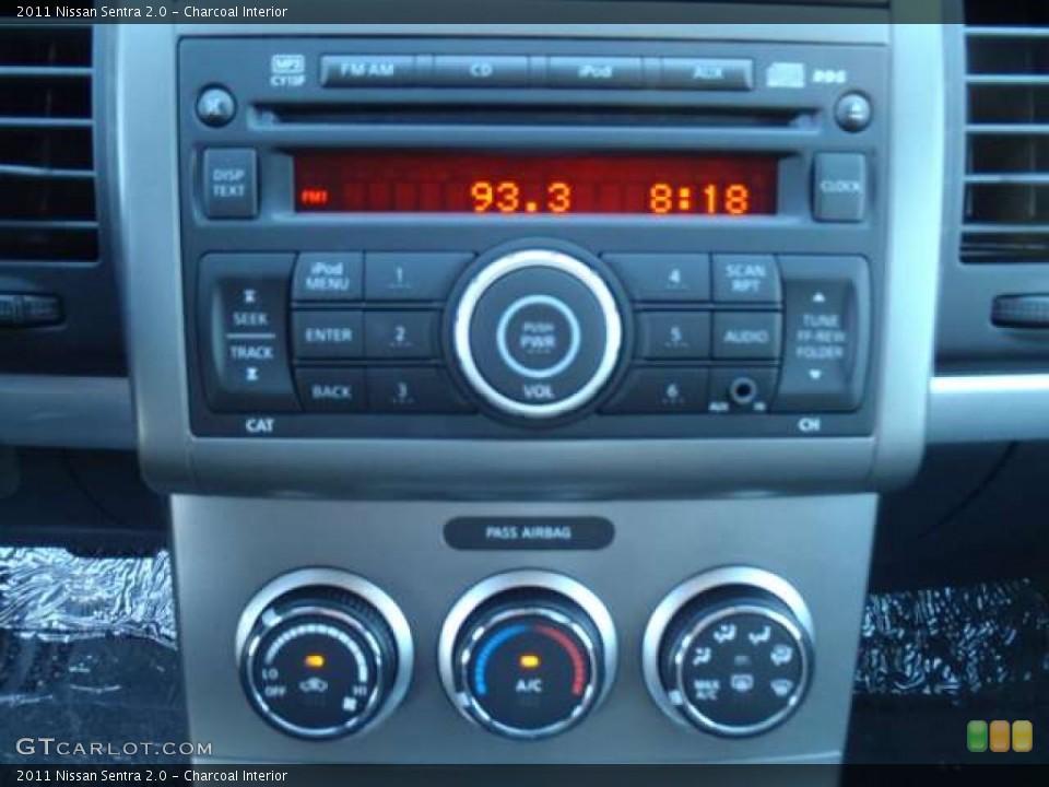 Charcoal Interior Controls for the 2011 Nissan Sentra 2.0 #39891000