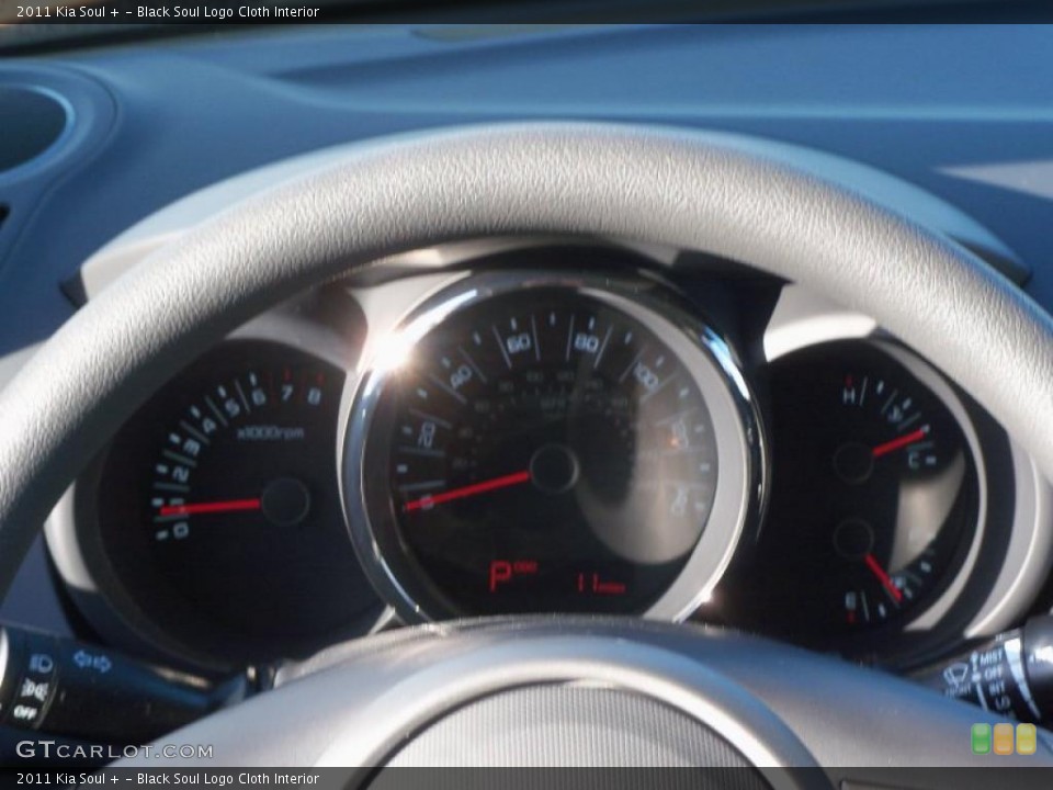 Black Soul Logo Cloth Interior Gauges for the 2011 Kia Soul + #39891100