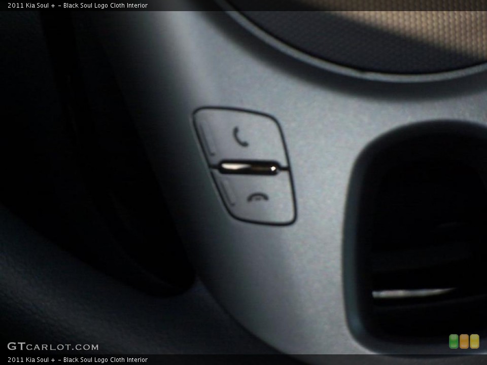 Black Soul Logo Cloth Interior Controls for the 2011 Kia Soul + #39891148