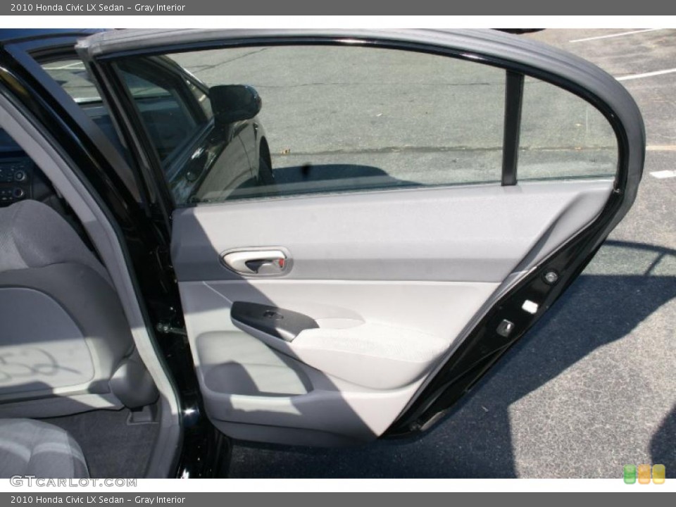 Gray Interior Door Panel for the 2010 Honda Civic LX Sedan #39891260