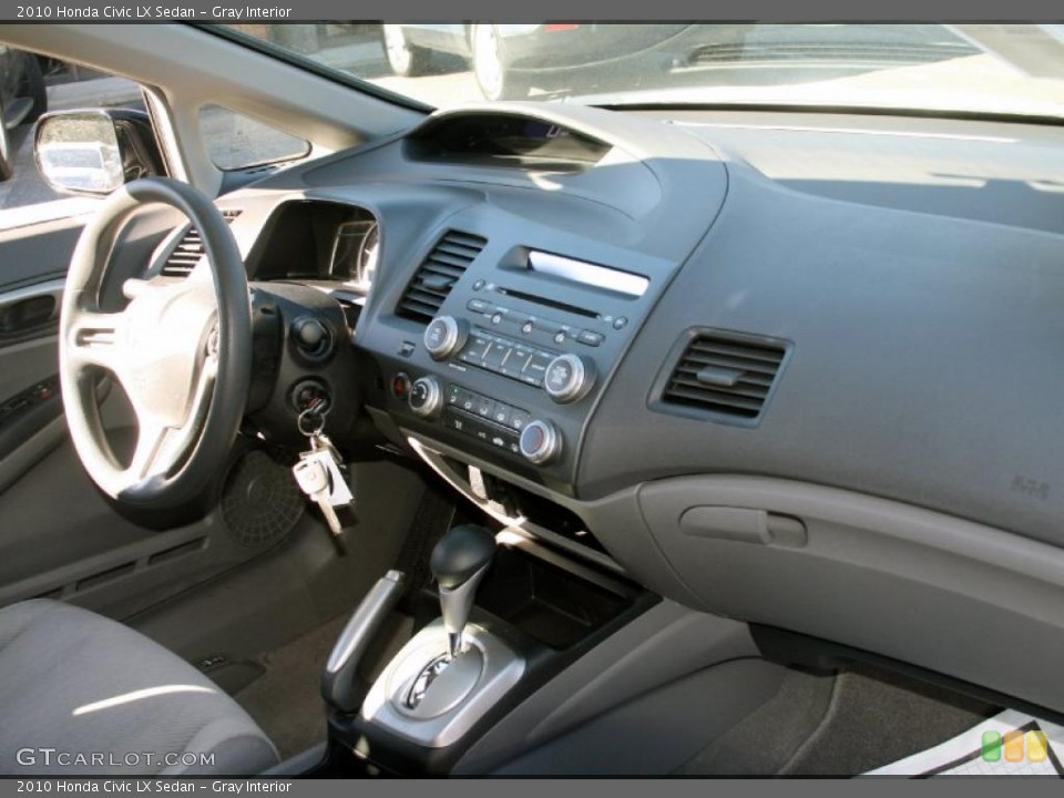 Gray Interior Dashboard for the 2010 Honda Civic LX Sedan #39891288