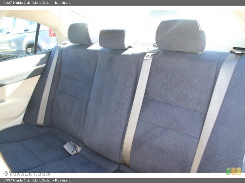 Blue Interior Photo for the 2007 Honda Civic Hybrid Sedan #39891604