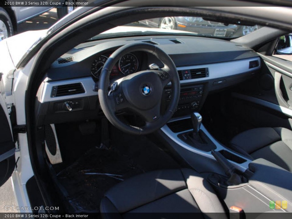 Black Interior Prime Interior for the 2010 BMW 3 Series 328i Coupe #39891712