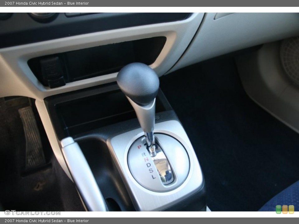 Blue Interior Transmission for the 2007 Honda Civic Hybrid Sedan #39891752