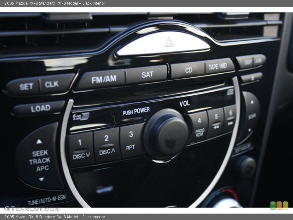 Black Interior Controls for the 2005 Mazda RX-8  #39892332