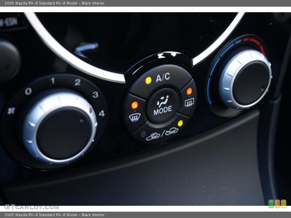 Black Interior Controls for the 2005 Mazda RX-8  #39892344