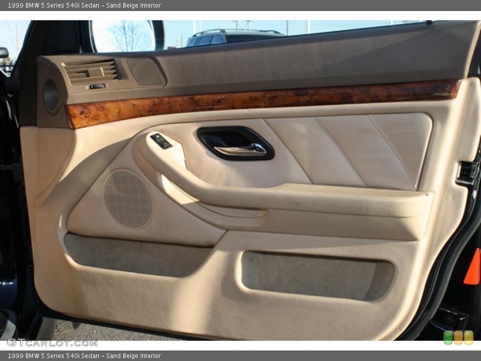 Sand Beige Interior Door Panel for the 1999 BMW 5 Series 540i Sedan #39892901