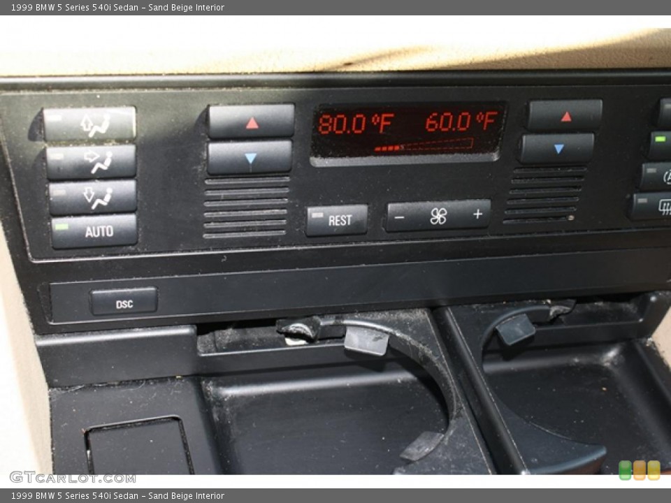 Sand Beige Interior Controls for the 1999 BMW 5 Series 540i Sedan #39892974