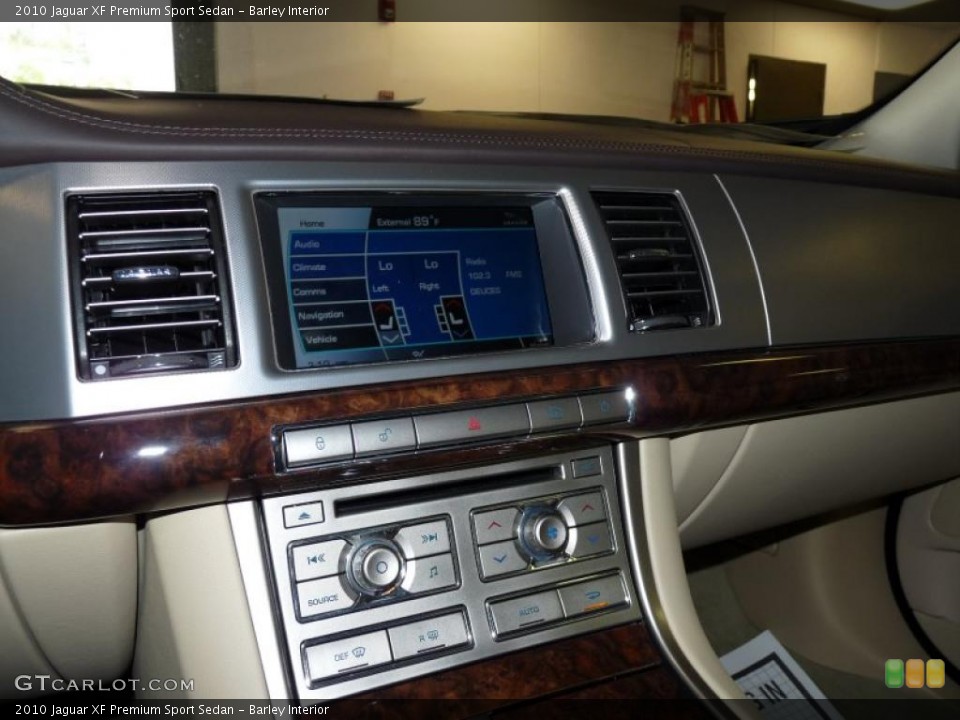 Barley Interior Navigation for the 2010 Jaguar XF Premium Sport Sedan #39893274