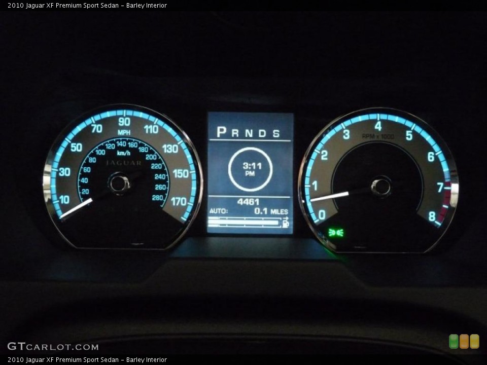 Barley Interior Gauges for the 2010 Jaguar XF Premium Sport Sedan #39893414