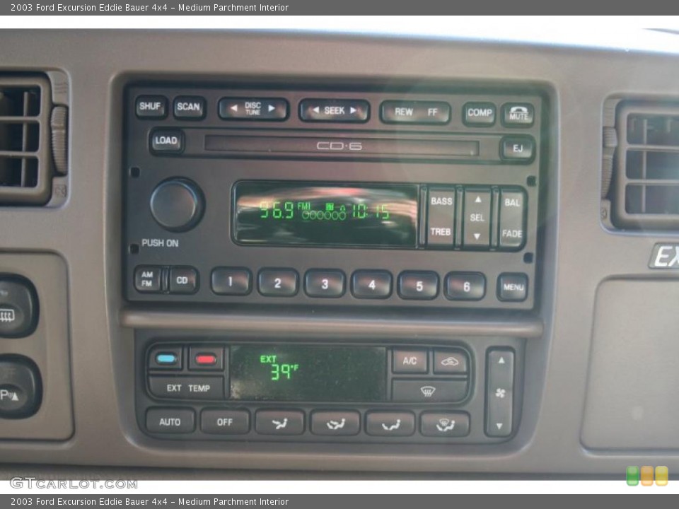 Medium Parchment Interior Controls for the 2003 Ford Excursion Eddie Bauer 4x4 #39896151