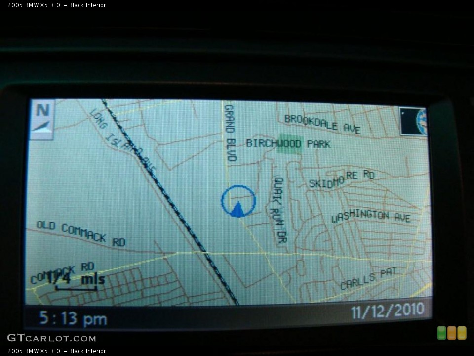 Black Interior Navigation for the 2005 BMW X5 3.0i #39896915