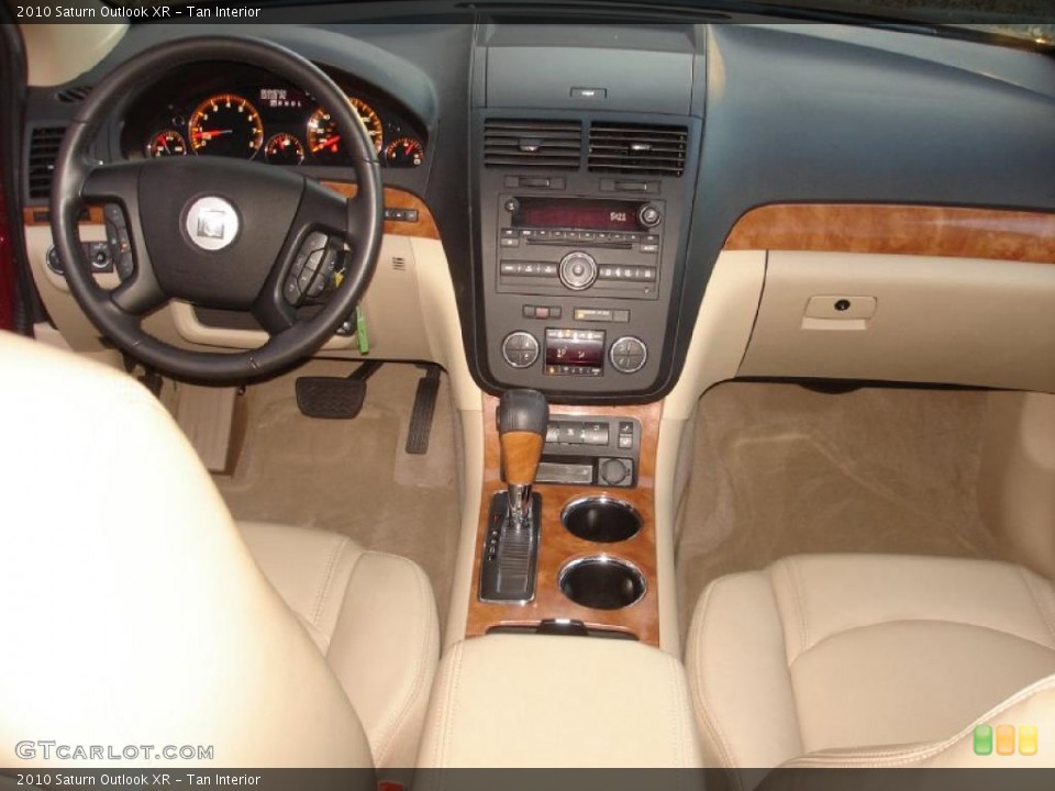 Tan Interior Dashboard for the 2010 Saturn Outlook XR #39897975