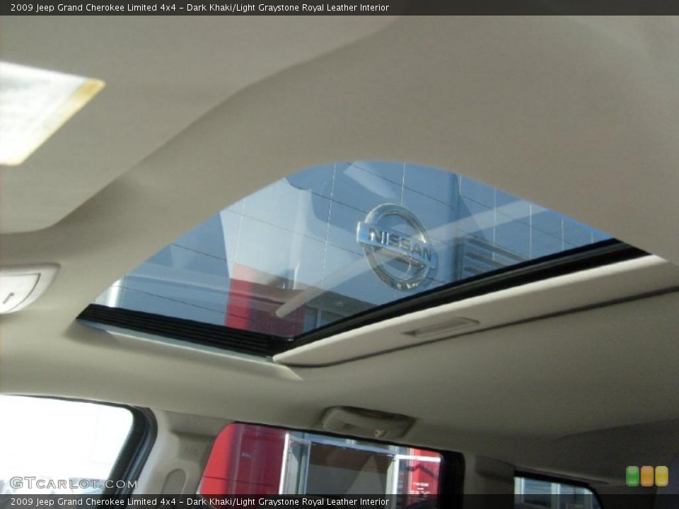 Dark Khaki/Light Graystone Royal Leather Interior Sunroof for the 2009 Jeep Grand Cherokee Limited 4x4 #39898767