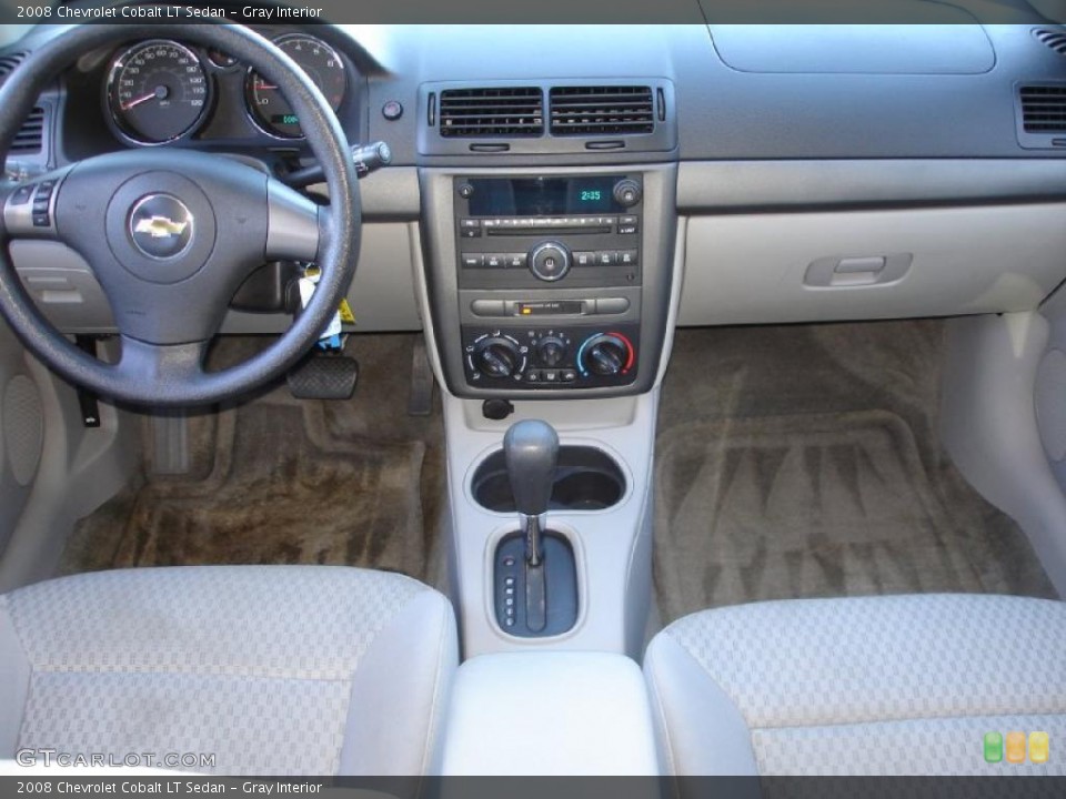 Gray Interior Dashboard for the 2008 Chevrolet Cobalt LT Sedan #39899275