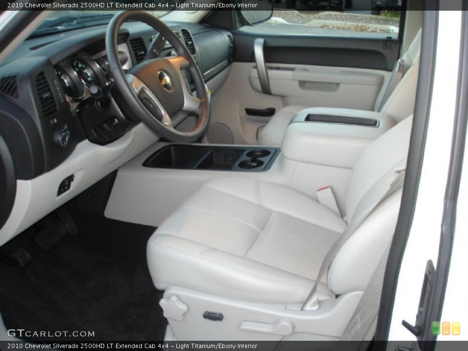 Light Titanium/Ebony 2010 Chevrolet Silverado 2500HD Interiors