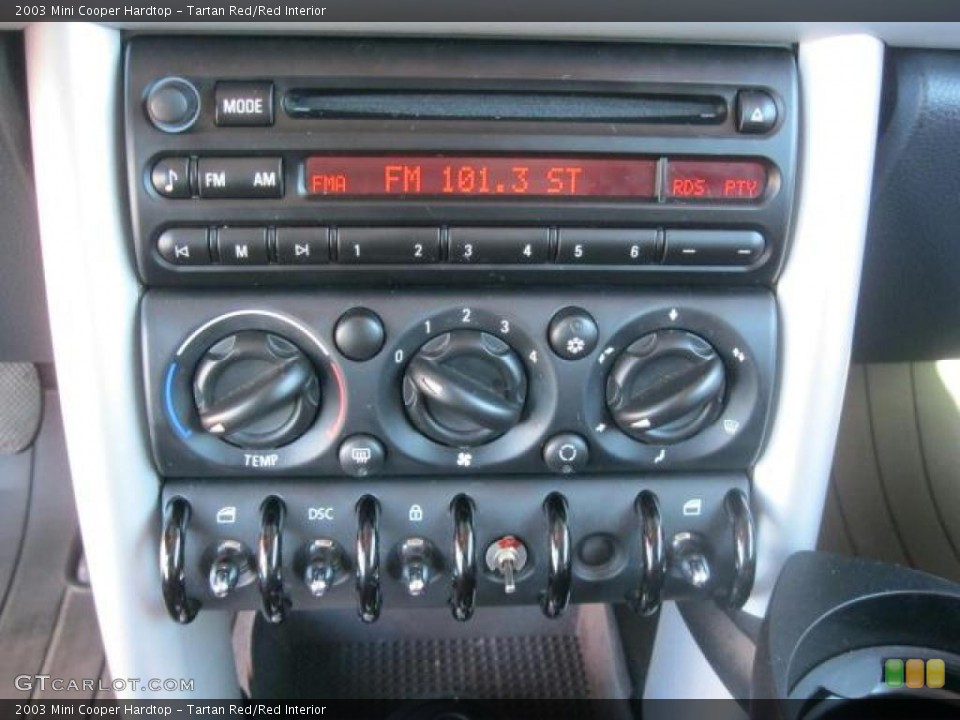Tartan Red/Red Interior Controls for the 2003 Mini Cooper Hardtop #39899587