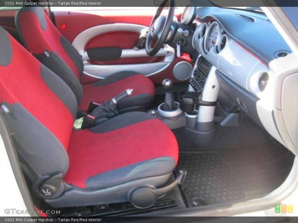 Tartan Red/Red Interior Photo for the 2003 Mini Cooper Hardtop #39899687