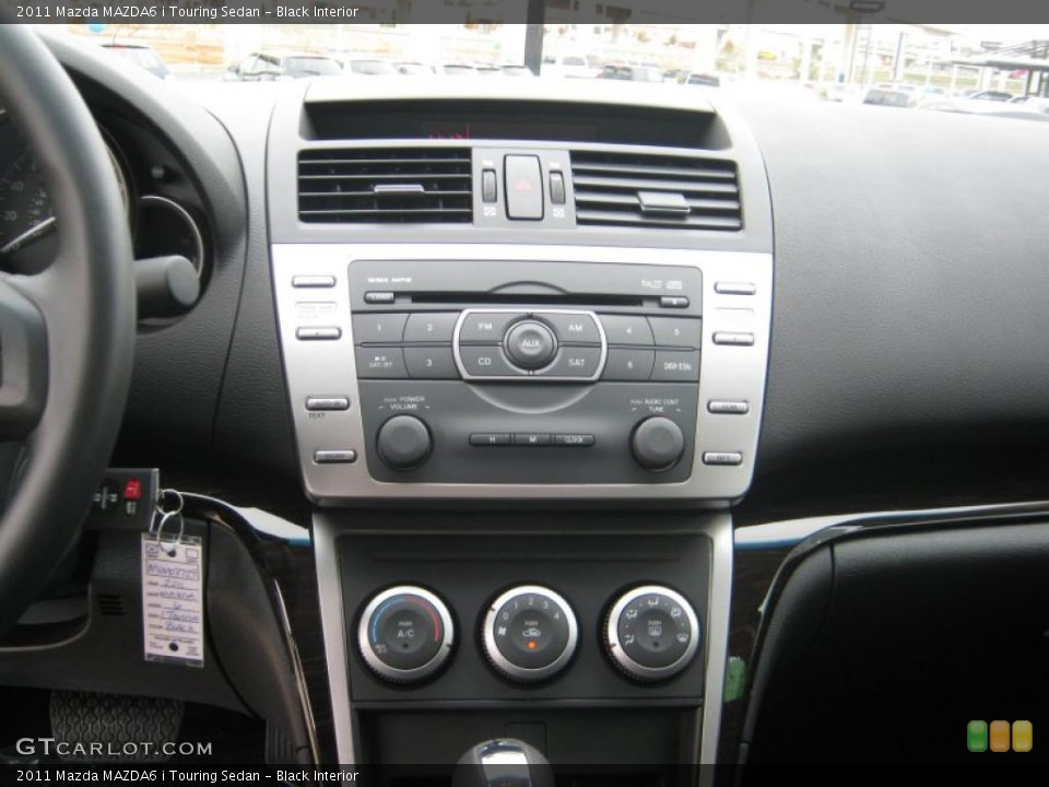 Black Interior Controls for the 2011 Mazda MAZDA6 i Touring Sedan #39900135
