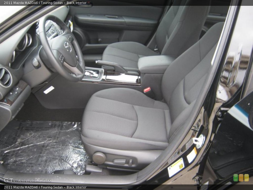 Black Interior Photo for the 2011 Mazda MAZDA6 i Touring Sedan #39900199
