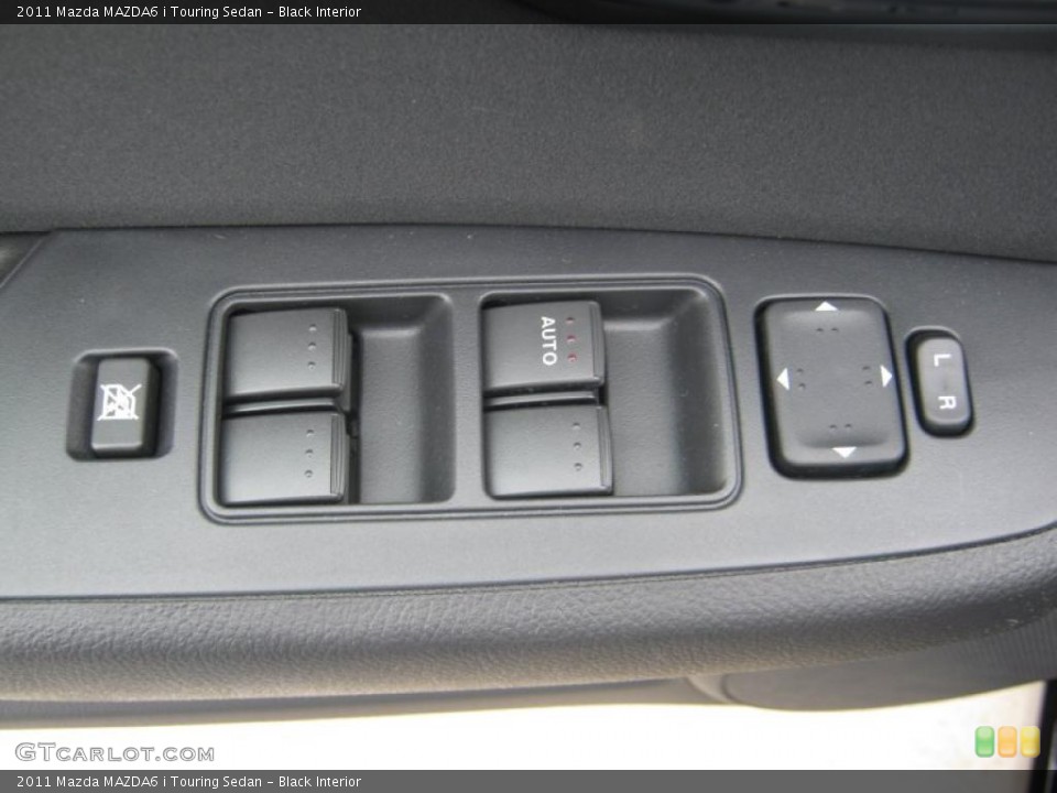 Black Interior Controls for the 2011 Mazda MAZDA6 i Touring Sedan #39900239