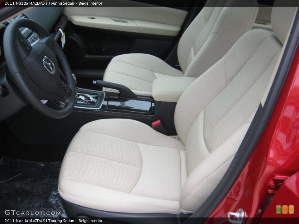Beige Interior Photo for the 2011 Mazda MAZDA6 i Touring Sedan #39900615