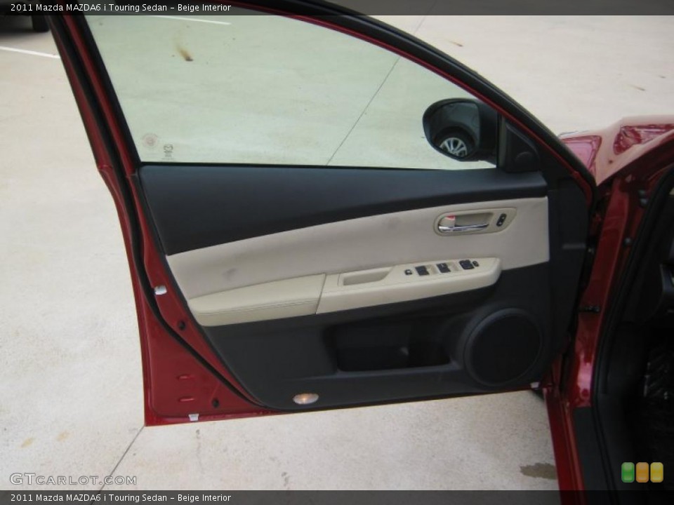 Beige Interior Door Panel for the 2011 Mazda MAZDA6 i Touring Sedan #39900655