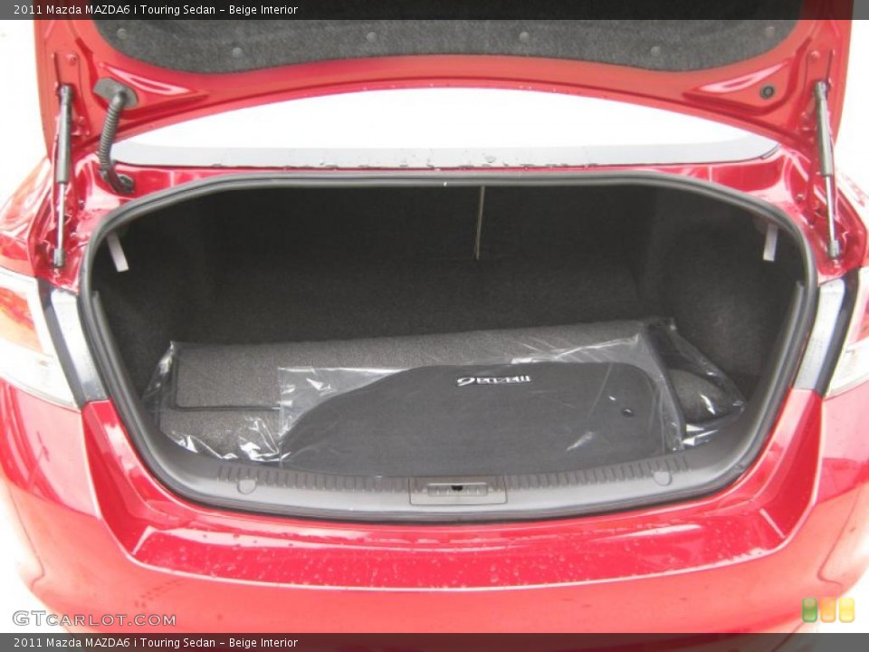 Beige Interior Trunk for the 2011 Mazda MAZDA6 i Touring Sedan #39900703