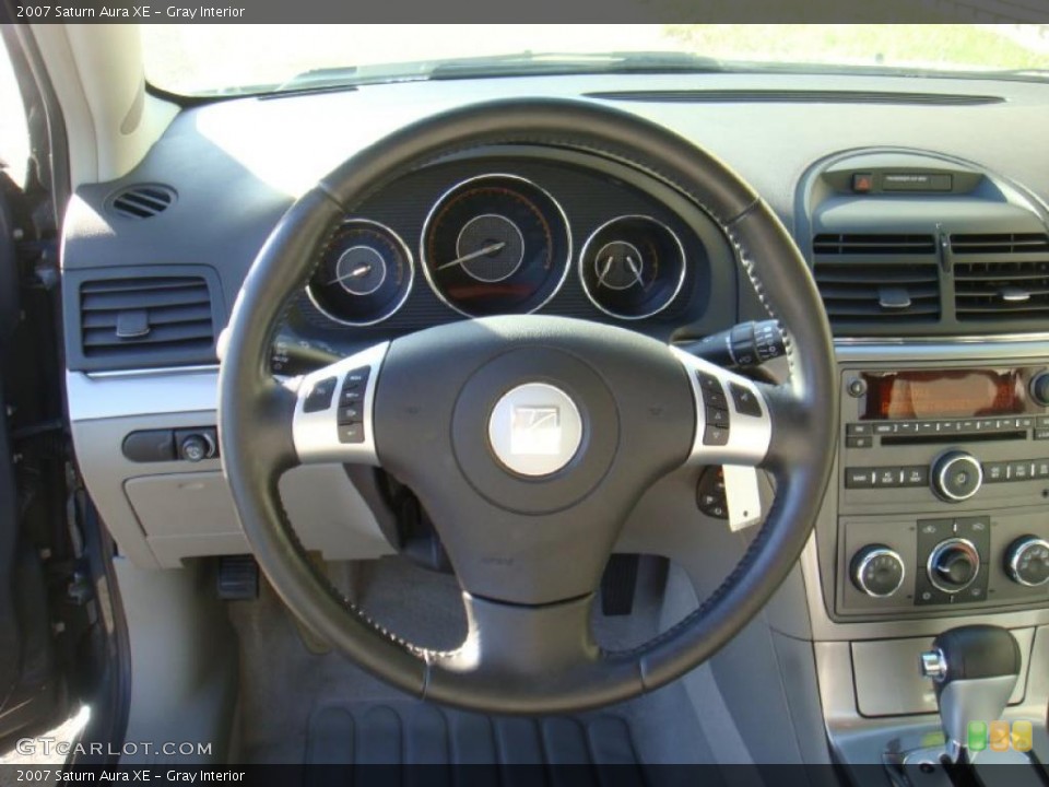 Gray Interior Steering Wheel for the 2007 Saturn Aura XE #39901121