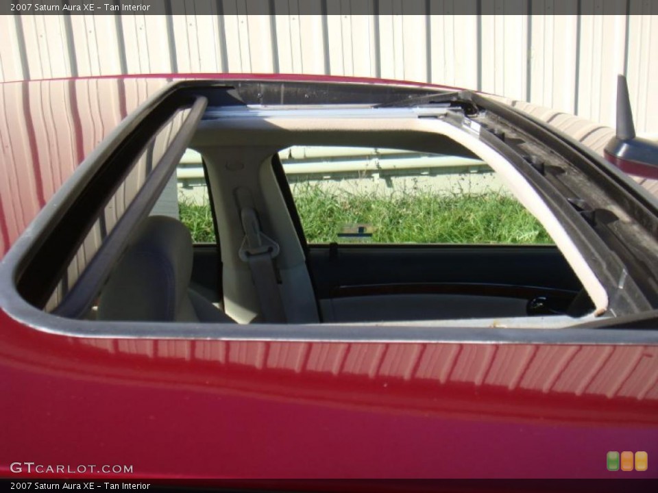 Tan Interior Sunroof for the 2007 Saturn Aura XE #39901511