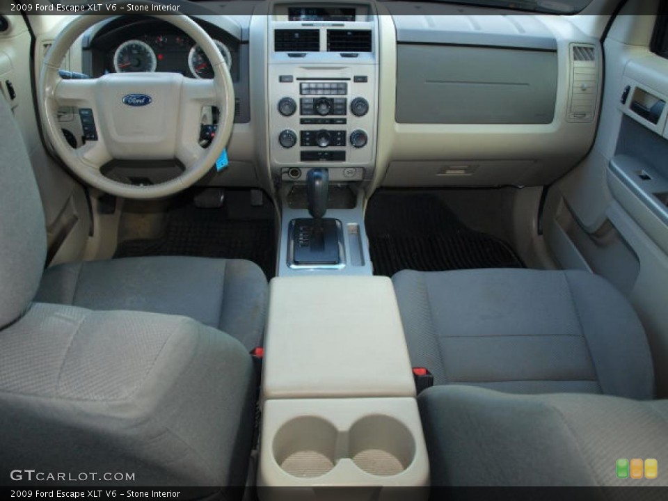 Stone Interior Prime Interior for the 2009 Ford Escape XLT V6 #39904223