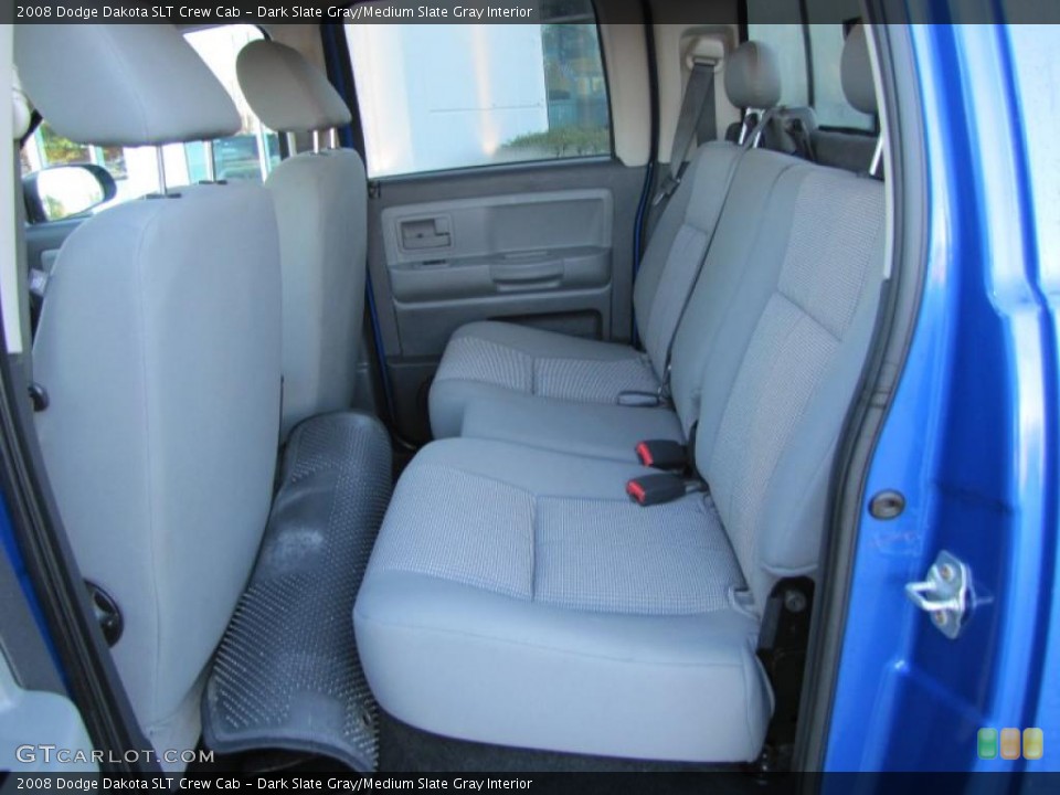 Dark Slate Gray/Medium Slate Gray Interior Photo for the 2008 Dodge Dakota SLT Crew Cab #39904651