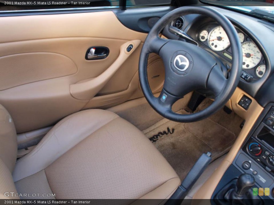 Tan Interior Steering Wheel for the 2001 Mazda MX-5 Miata LS Roadster #39904683