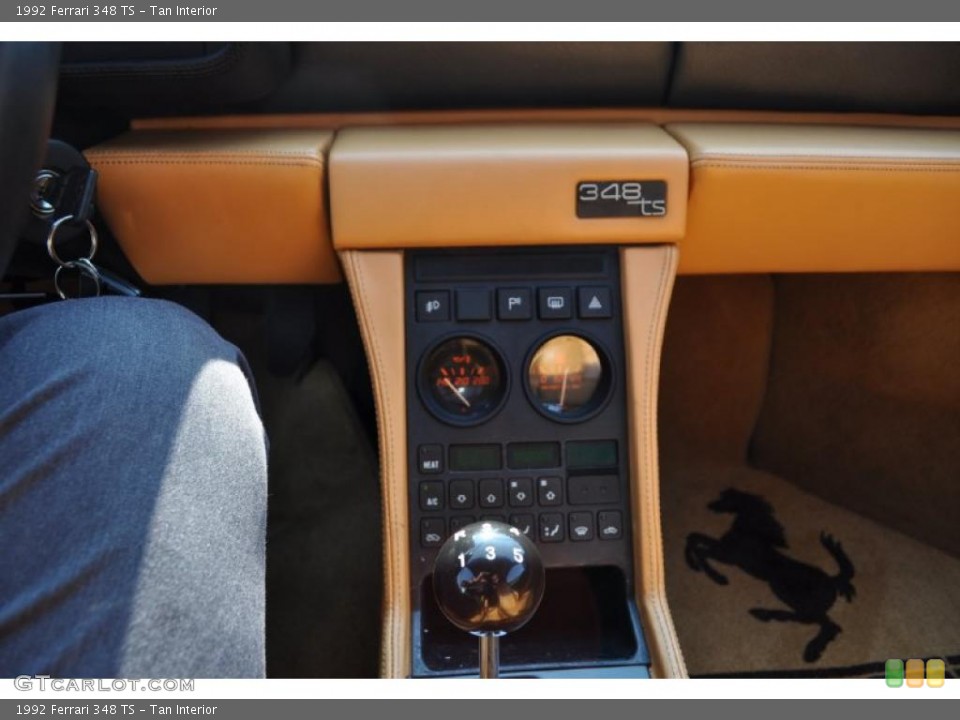 Tan Interior Controls for the 1992 Ferrari 348 TS #39904728