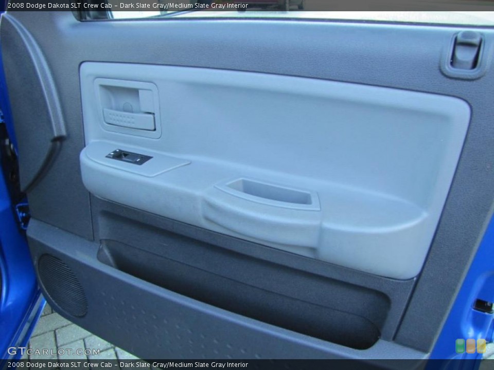 Dark Slate Gray/Medium Slate Gray Interior Door Panel for the 2008 Dodge Dakota SLT Crew Cab #39904746